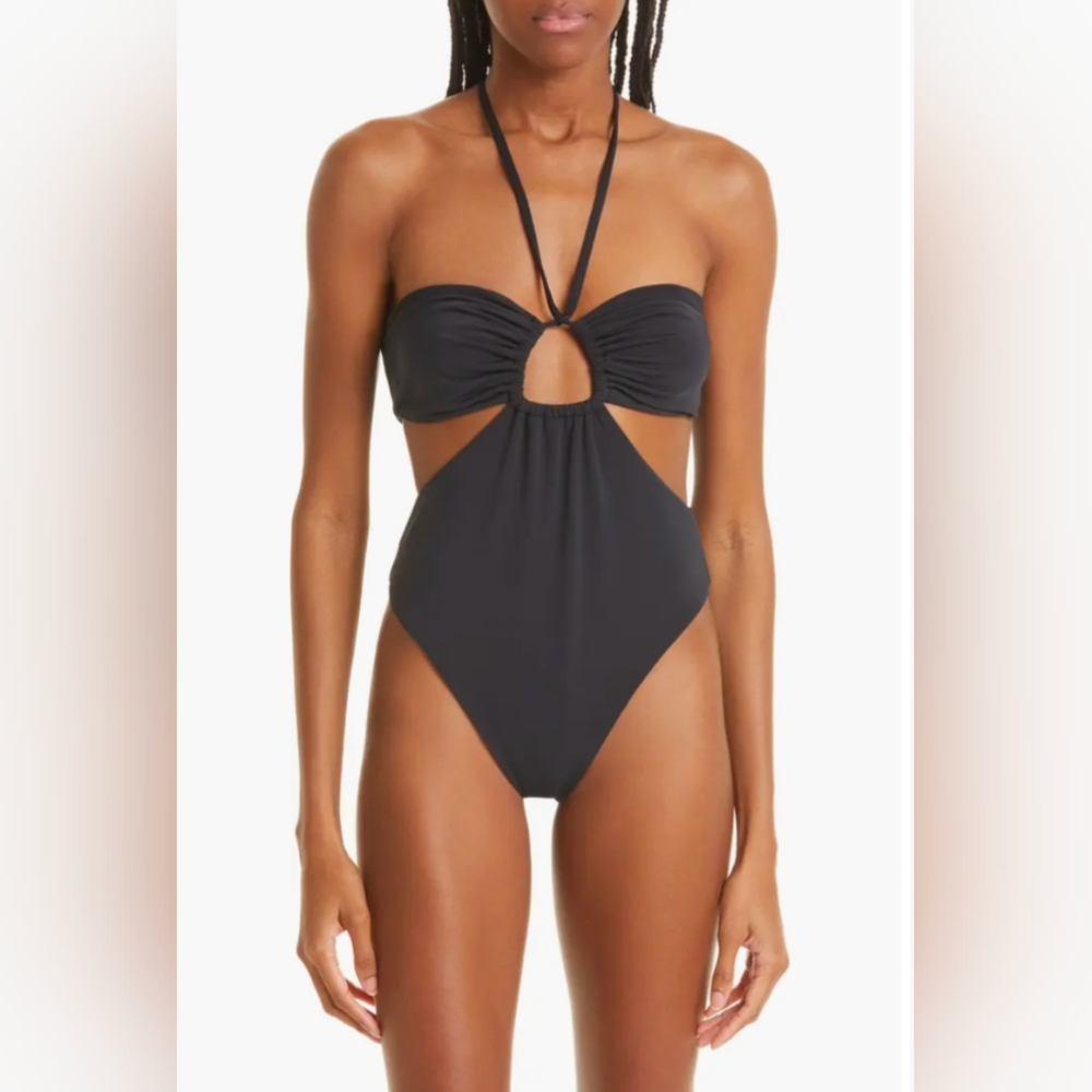 NWT Mara Hoffman Blanca Cutout‎ One-Piece Swimsuit XL -
